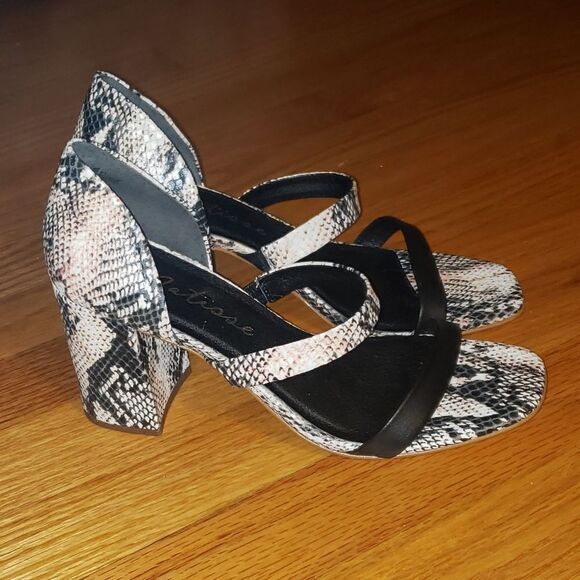 Matisse Valentia Snakeskin Print Leather sandals - Picture 1 of 7